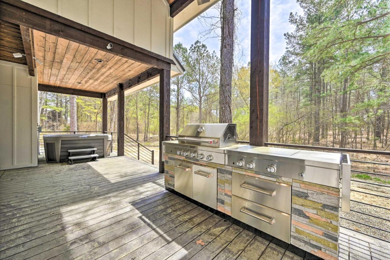 Private Hot Tub, Outdoor Fireplace Broken Bow Gem ภายนอก รูปภาพ
