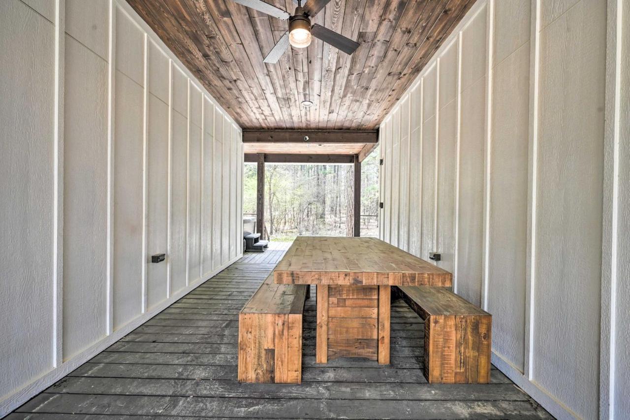 Private Hot Tub, Outdoor Fireplace Broken Bow Gem ภายนอก รูปภาพ